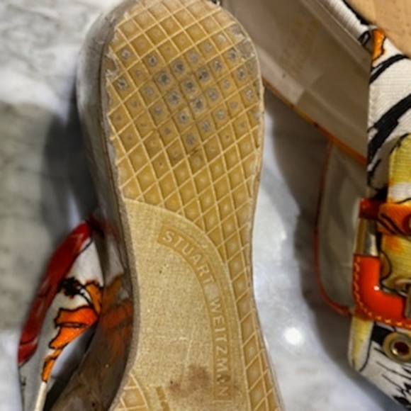 Stuart Weitzman platform wedge sandals - Picture 4 of 8